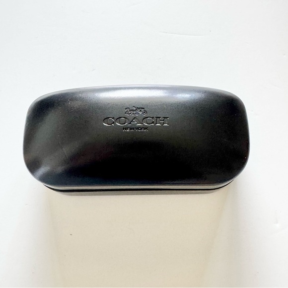 Coach Black Hard Case Clamshell Sunglasses Case - Picture 1 of 9